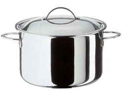 Spring Cristal Kookpan Met Deksel ø 16 Cm Rvs Glans