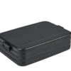Mepal Tab Large Lunchbox 1,5 Liter Kunststof Nordic Black -Keukengerei Verkoop 107635541100 mepal lunch box large tab nordic black 1
