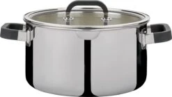 Spring Fusion2+ Hoge Kookpan Met Glasdeksel ø 24 Cm 6,5 Liter Rvs