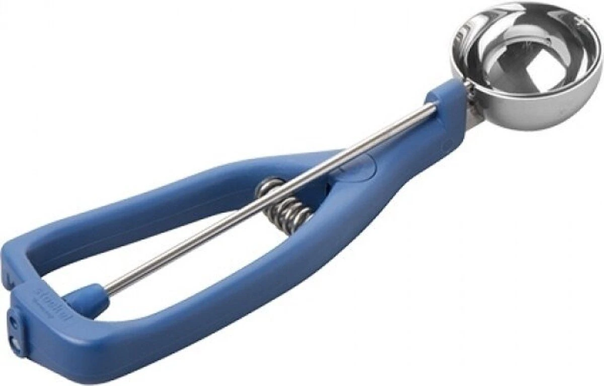 Stöckel Portioneerlepel ø 90 Mm Maat 5 Kunststof Blauw 3 Stöckel Portioneerlepel ø 90 Mm Maat 5 Kunststof Blauw