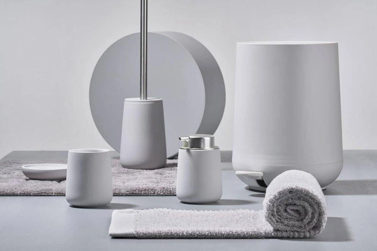 Zone Denmark Nova Afvalemmer Kunststof 5 Liter Soft Grey 5 Zone Denmark Nova Afvalemmer Kunststof 5 Liter Soft Grey - Afbeelding 3