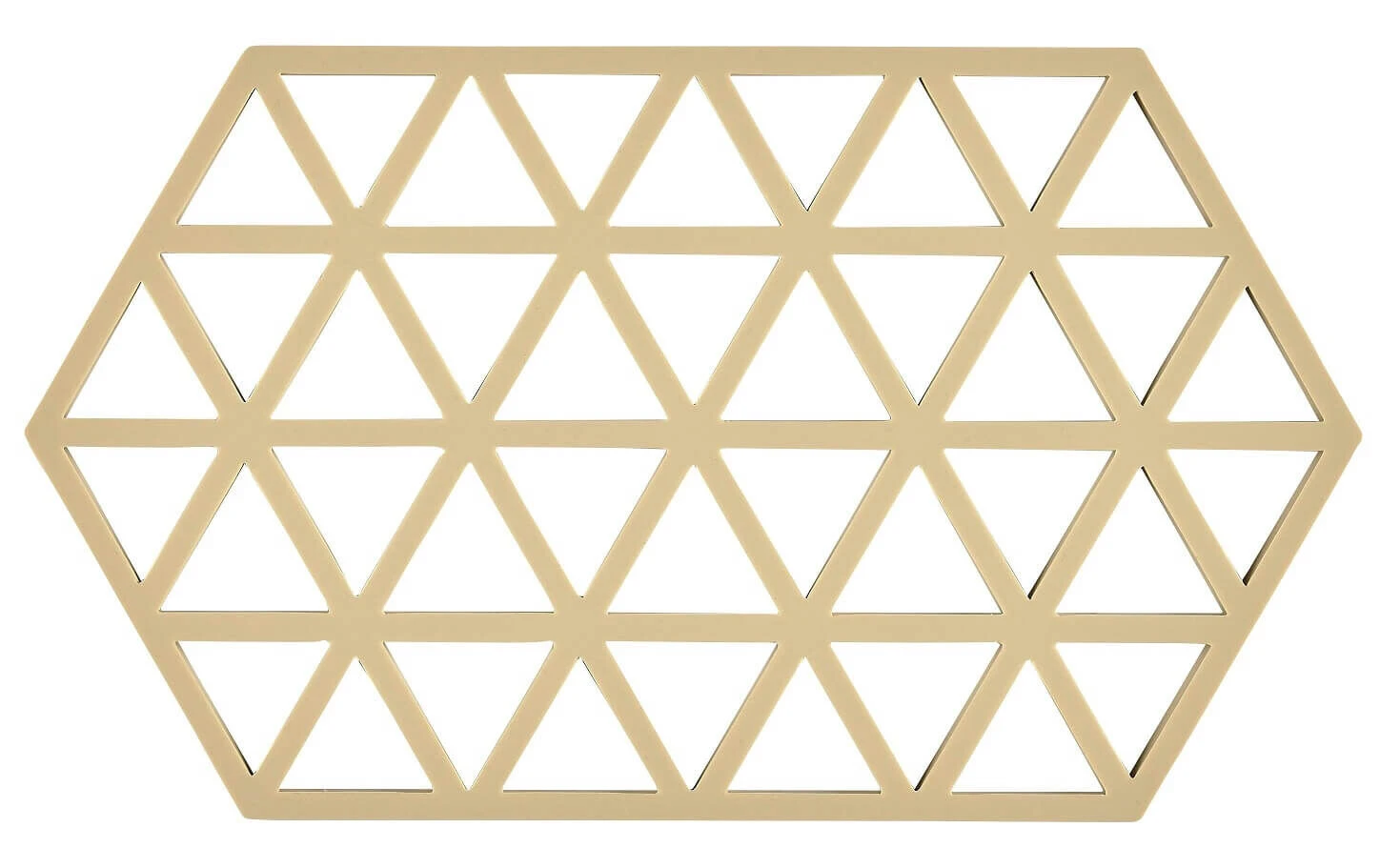 Zone Denmark Triangles Onderzetter 24 X 14 Cm Silicone Lichte Zandkleur 3 Zone Denmark Triangles Onderzetter 24 X 14 Cm Silicone Lichte Zandkleur