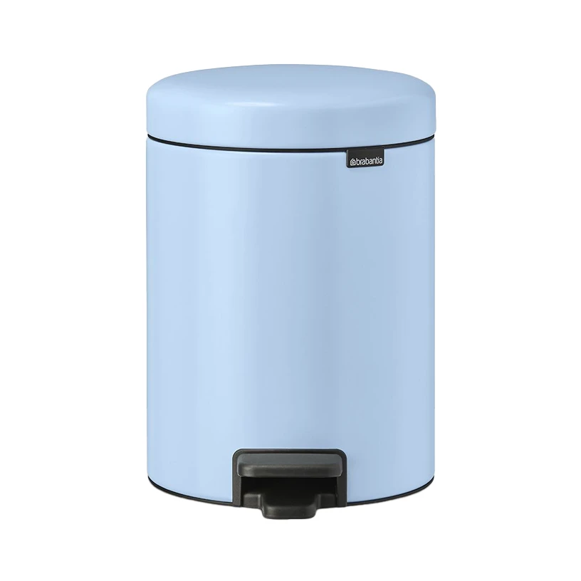 Brabantia Newicon Pedaalemmer 5 Liter Dreamy Blue 3 Brabantia Newicon Pedaalemmer 5 Liter Dreamy Blue