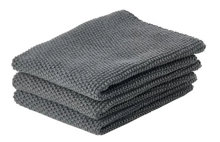 Zone Denmark Vaatdoekjes 27 X 27 Cm Katoen Antraciet 3 Stuks 3 Zone Denmark Vaatdoekjes 27 X 27 Cm Katoen Antraciet 3 Stuks