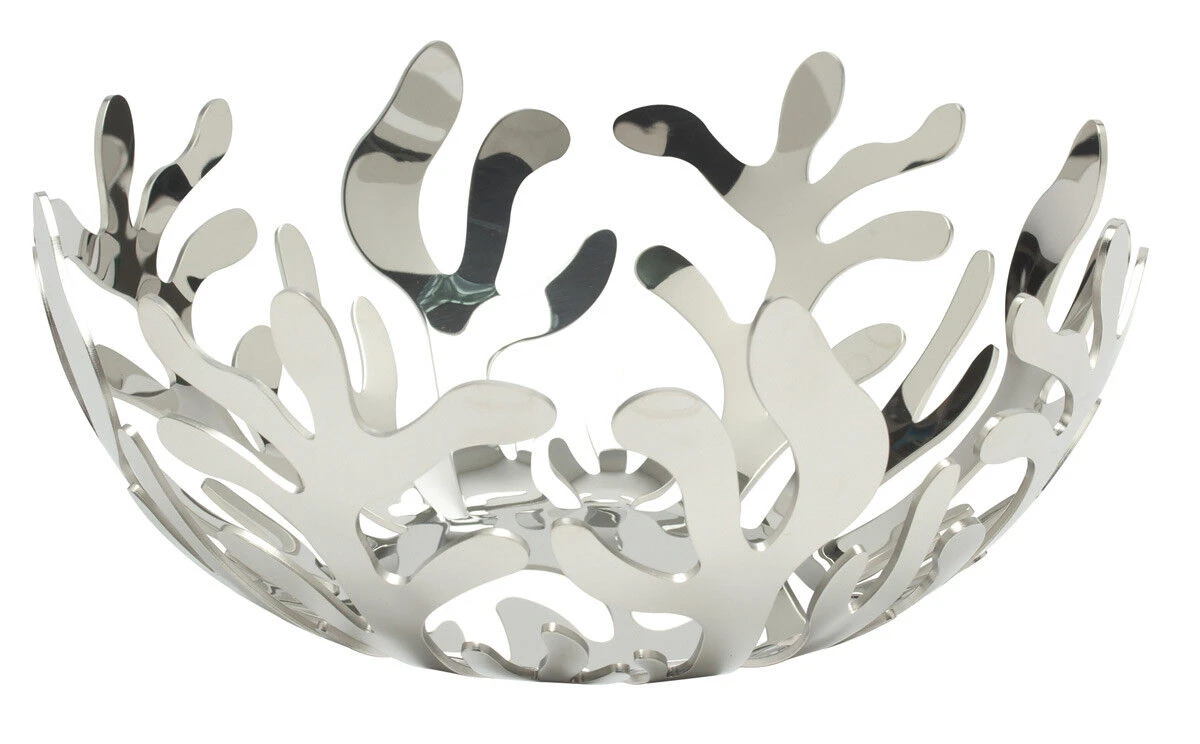 Alessi Mediterraneo Fruitschaal ø 21 Cm Rvs 3 Alessi Mediterraneo Fruitschaal ø 21 Cm Rvs
