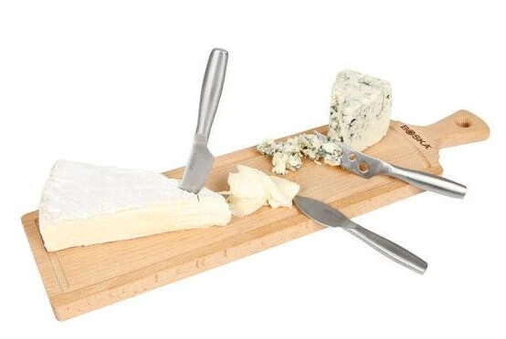 Boska Amigo Kaasset 44,5 Cm Hout/rvs 4-delig 4 Boska Amigo Kaasset 44,5 Cm Hout/rvs 4-delig - Afbeelding 2