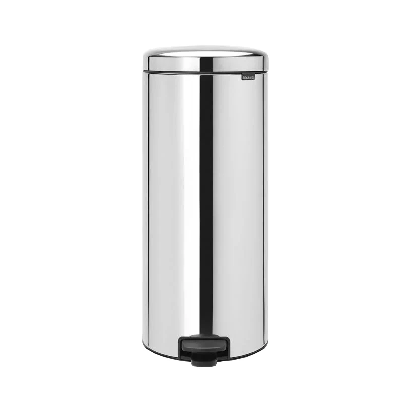 Brabantia Newicon Pedaalemmer 30 Liter Brilliant Steel 3 Brabantia Newicon Pedaalemmer 30 Liter Brilliant Steel