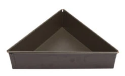 Gobel Bakvorm Driehoek 24 Cm Staal Bruin