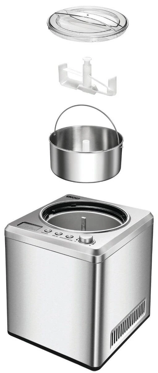 Unold Exclusive Ijsmachine 2 Liter Rvs 4 Unold Exclusive Ijsmachine 2 Liter Rvs - Afbeelding 2