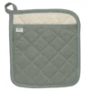 Now Designs London Gray Superior Pannenlap 20 X 20 Cm Katoen Grijs -Keukengerei Verkoop 506422 1