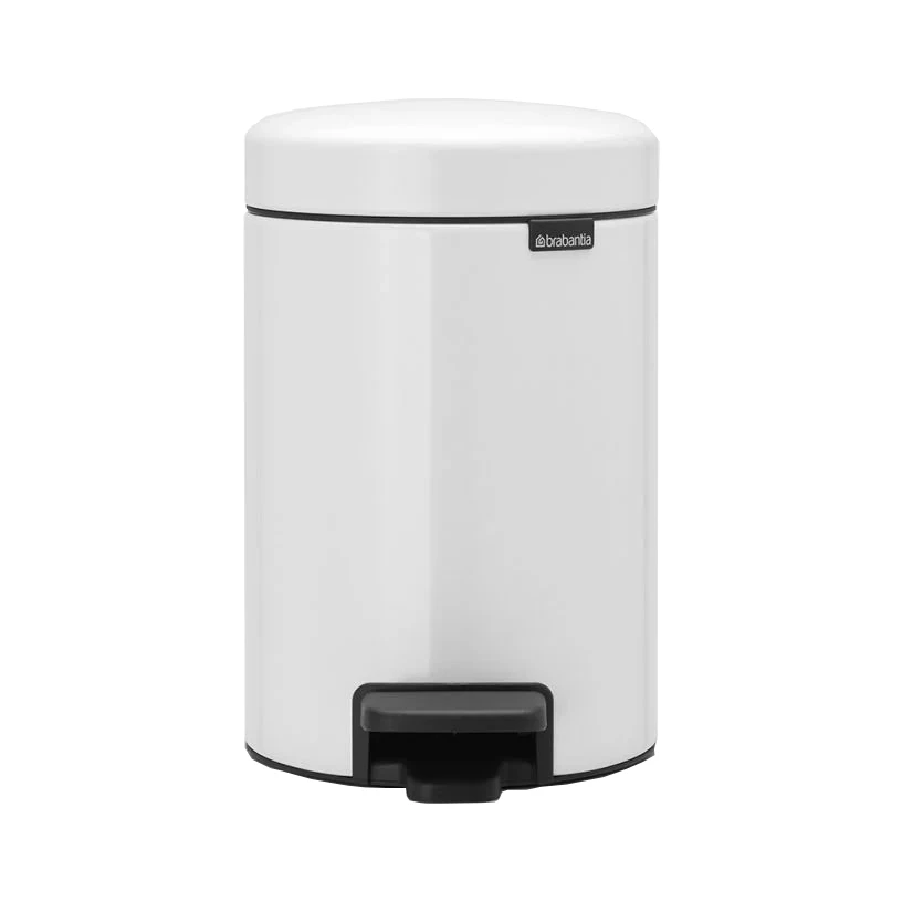 Brabantia Newicon Pedaalemmer 3 Liter White 3 Brabantia Newicon Pedaalemmer 3 Liter White