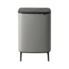 Brabantia Bo Touch Hi Afvalemmer 2 X 30 Liter Mineral Concrete 1 Brabantia Bo Touch Hi Afvalemmer 2 X 30 Liter Mineral Concrete -Keukengerei Verkoop 5 1 2