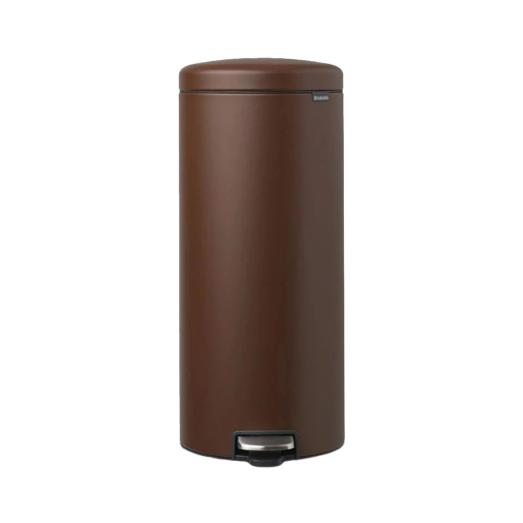 Brabantia Newicon Pedaalemmer 30 Liter Mineral Cosy Brown 3 Brabantia Newicon Pedaalemmer 30 Liter Mineral Cosy Brown