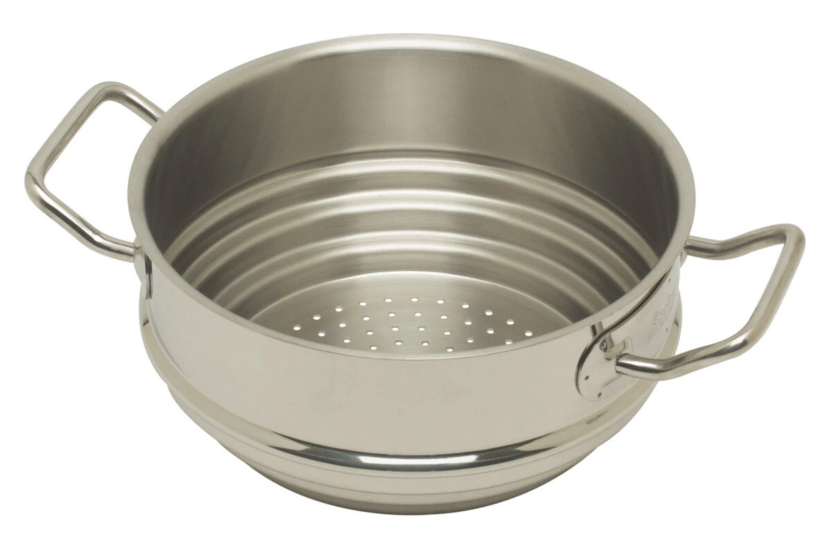 Spring Brigade Premium Stoominzet ø 20 Cm Rvs Glans 3 Spring Brigade Premium Stoominzet ø 20 Cm Rvs Glans