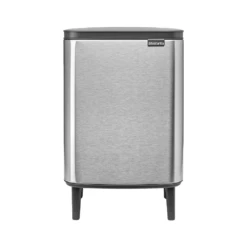 Brabantia Bo Hi Afvalemmer 12 Liter Matt Steel Fingerprint Proof