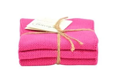 Solwang Design Vaatdoekjes 25 X 25 Cm Katoen Pink 3 Stuks 3 Solwang Design Vaatdoekjes 25 X 25 Cm Katoen Pink 3 Stuks