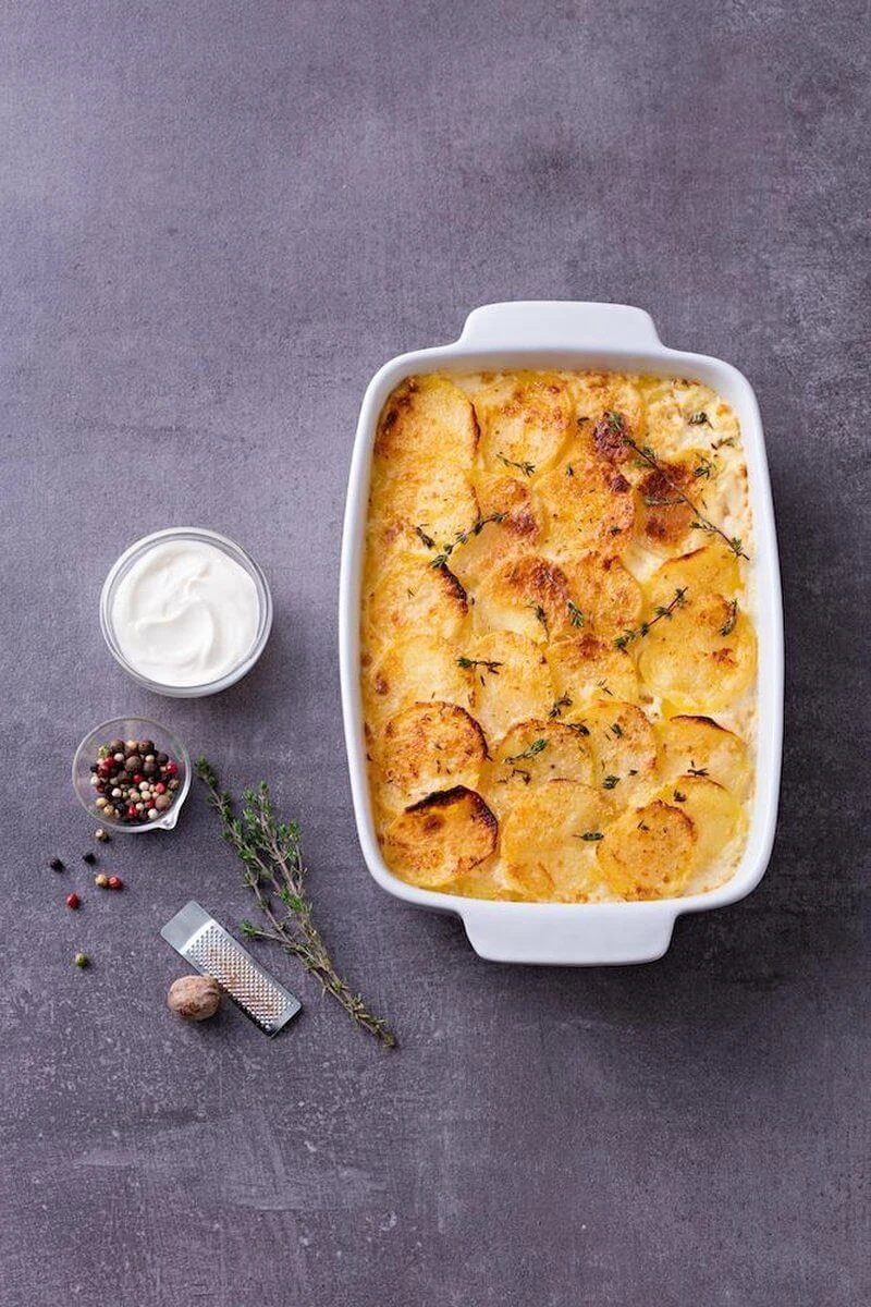 Pyrex Ovenschaal 35 X 25 Cm Aardewerk Wit 5 Pyrex Ovenschaal 35 X 25 Cm Aardewerk Wit - Afbeelding 3