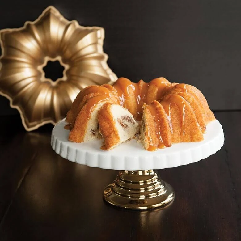 Nordic Ware Solera Bundt Tulband ø 25,5 Cm Gietaluminium Goudkleurig 6 Nordic Ware Solera Bundt Tulband ø 25,5 Cm Gietaluminium Goudkleurig - Afbeelding 4