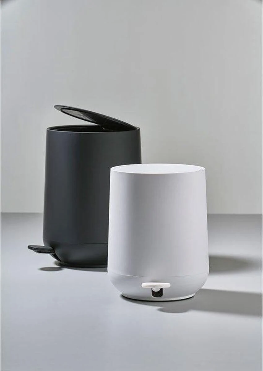 Zone Denmark Nova Afvalemmer Kunststof 3 Liter Soft Grey 4 Zone Denmark Nova Afvalemmer Kunststof 3 Liter Soft Grey - Afbeelding 2