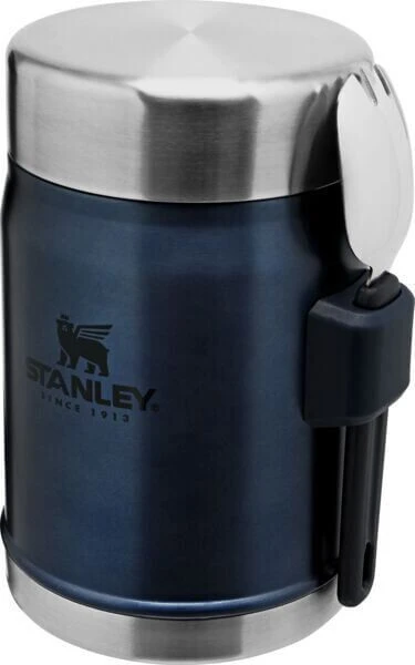 Stanley Classic Food Jar + Spork 400 Ml Donkerblauw 4 Stanley Classic Food Jar + Spork 400 Ml Donkerblauw - Afbeelding 2