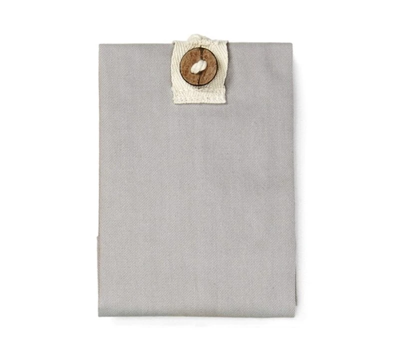 By Roll'eat Boc'n'Roll Bio Herbruikbaar Boterhamzakje 45 X 32 Cm Katoen Grijs