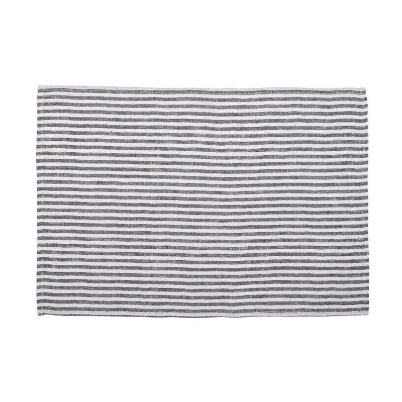 Haomy Vezzani Tafelkleed 160 X 250 Cm Linnen Charbon 5 Haomy Vezzani Tafelkleed 160 X 250 Cm Linnen Charbon - Afbeelding 3