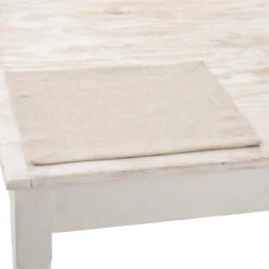 Charvet PEPITE Placemat 48 X 35 Cm Linnen Lichtbeige