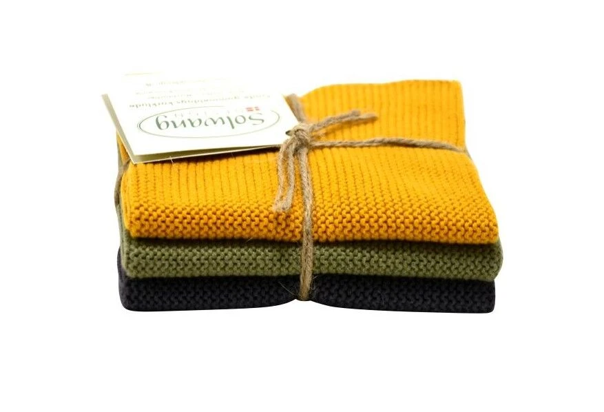 Solwang Design Vaatdoekjes 25 X 25 Cm Katoen Dark Mix 3 Stuks 3 Solwang Design Vaatdoekjes 25 X 25 Cm Katoen Dark Mix 3 Stuks