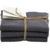 Solwang Design Vaatdoekjes 25 X 25 Cm Katoen Dark Steel Grey 3 Stuks 2 Solwang Design Vaatdoekjes 25 X 25 Cm Katoen Dark Steel Grey 3 Stuks -Keukengerei Verkoop darkstrelgray