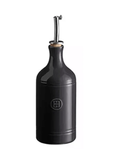 Emile Henry Olie- Of Azijnfles Keramiek 450 Ml Fusain 3 Emile Henry Olie- Of Azijnfles Keramiek 450 Ml Fusain