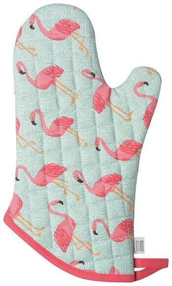 Now Designs Flamingos Ovenwant 30 X 13 Cm Blauw 3 Now Designs Flamingos Ovenwant 30 X 13 Cm Blauw