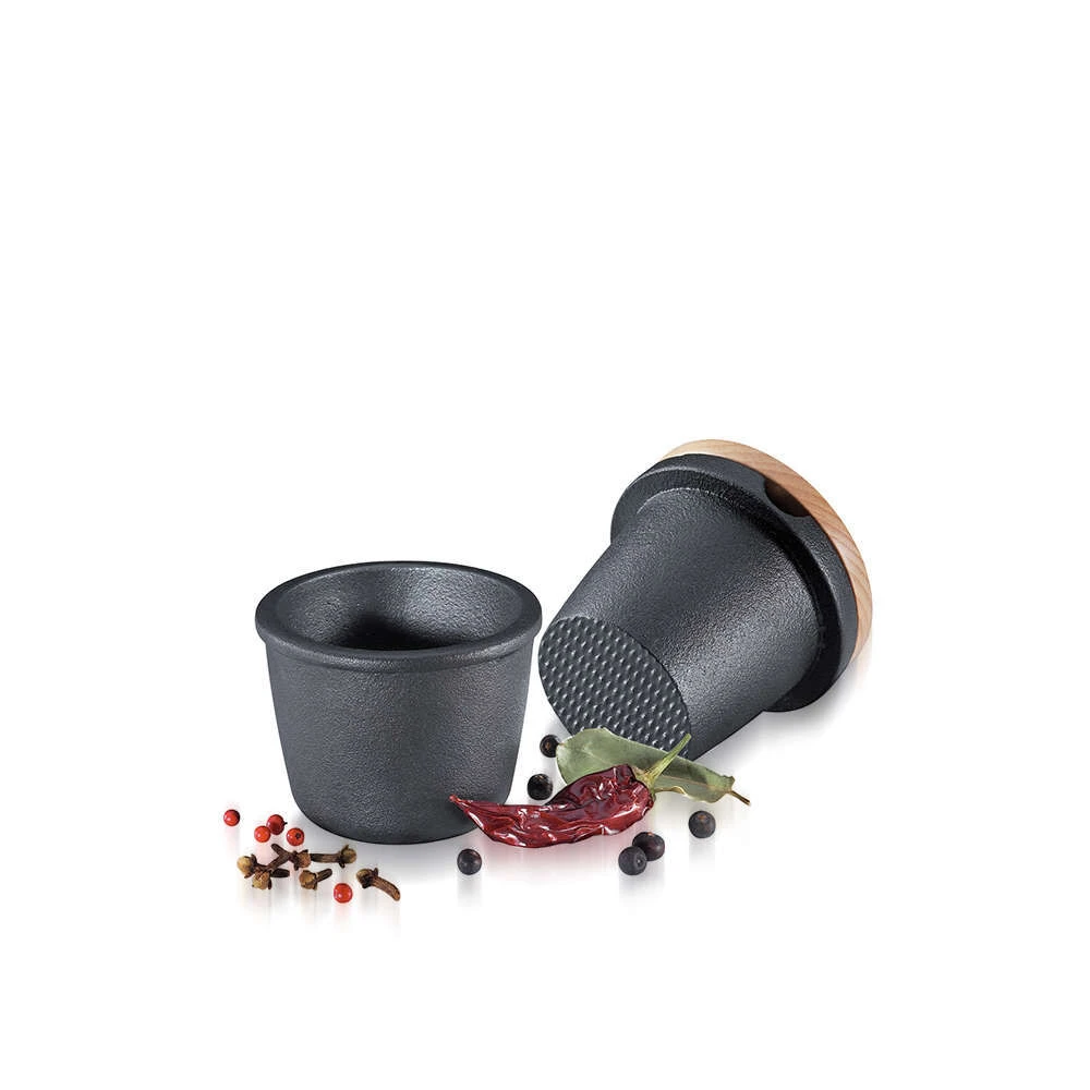 Zassenhaus Vijzel ø 8 Cm Gietijzer 4 Zassenhaus Vijzel ø 8 Cm Gietijzer - Afbeelding 2