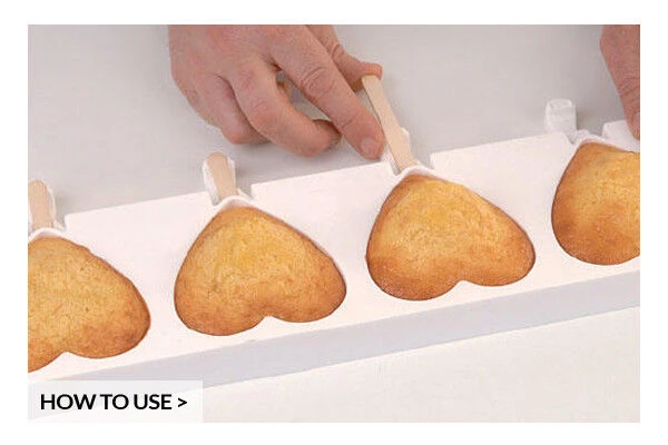 Silikomart Heart-Ic Ijsvorm 9,1 X 8,5 Cm Silicone Wit 4 Silikomart Heart-Ic Ijsvorm 9,1 X 8,5 Cm Silicone Wit - Afbeelding 2