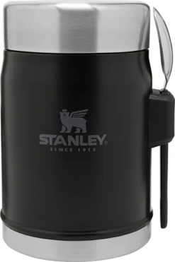 Stanley Classic Food Jar + Spork 400 Ml Mat Zwart