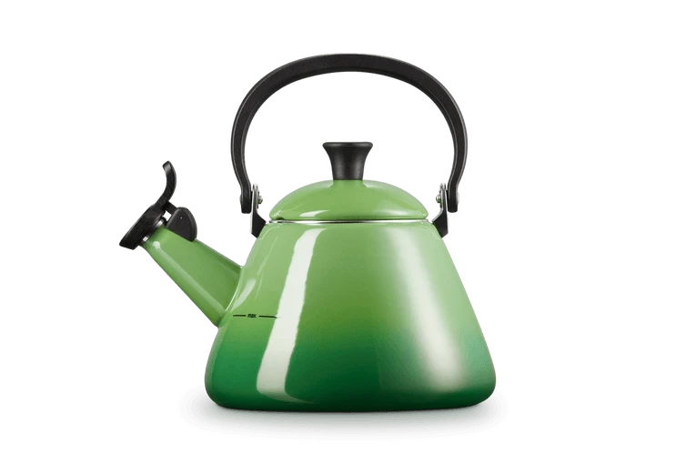 Le Creuset Kone Fluitketel 1,6 Liter Staal Bamboo 4 Le Creuset Kone Fluitketel 1,6 Liter Staal Bamboo - Afbeelding 2