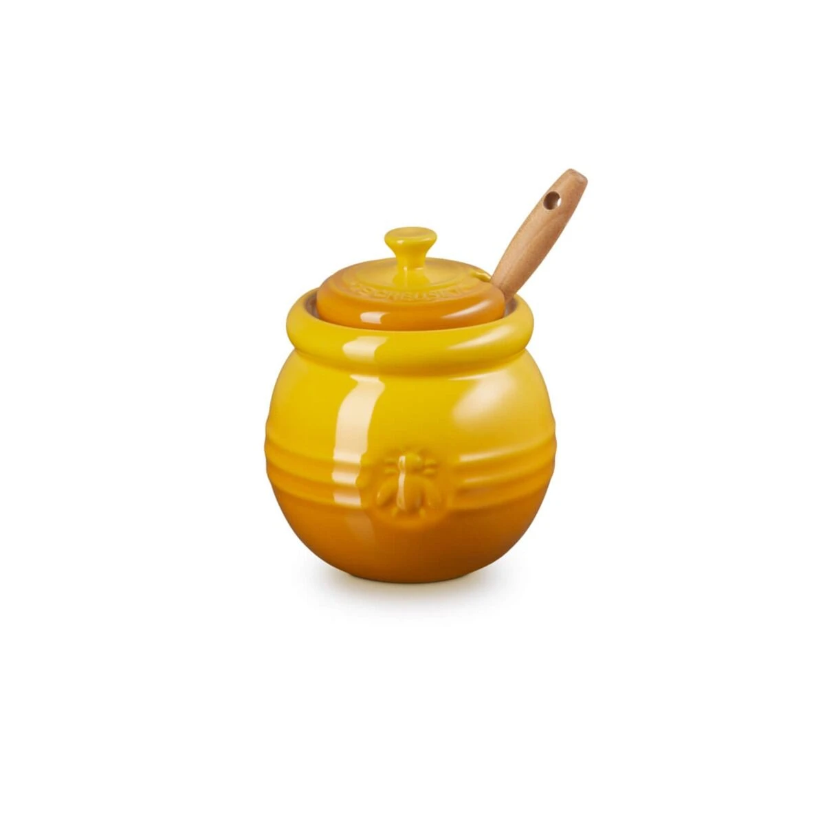 Le Creuset Honingpot Met Spatel Aardewerk Nectar 4 Le Creuset Honingpot Met Spatel Aardewerk Nectar - Afbeelding 2
