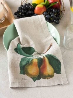 Oldenhof Fruits Servet 45 X 45 Cm Linnen 6 Stuks -Keukengerei Verkoop linoroom napkins fruits vertical lowr11