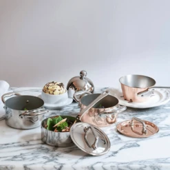 Mauviel M'minis M'150s Koekenpan ø 12 Cm Koper Met Rvs Steel -Keukengerei Verkoop mauviel m mini 2 1