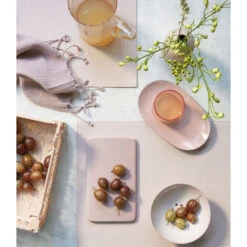 Finesse Monaco XL Placemat 35 X 48 Cm Kunstleer Taupe -Keukengerei Verkoop monaco 2 16