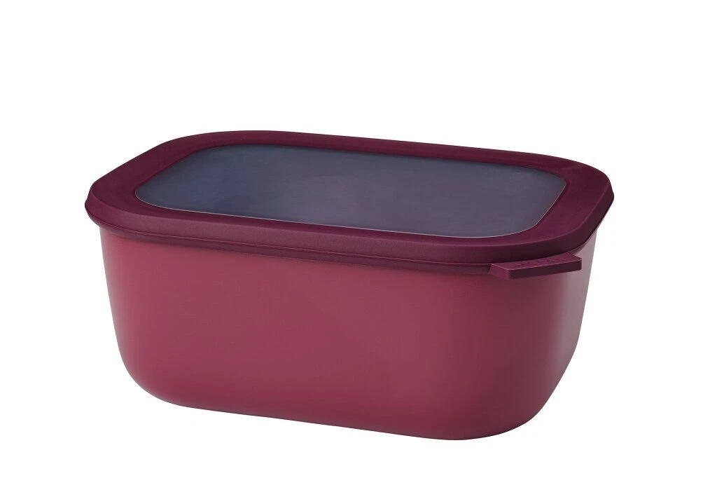 Mepal Cirqula Rechthoekige Kom Met Deksel 3 Liter Kunststof Nordic Berry 3 Mepal Cirqula Rechthoekige Kom Met Deksel 3 Liter Kunststof Nordic Berry