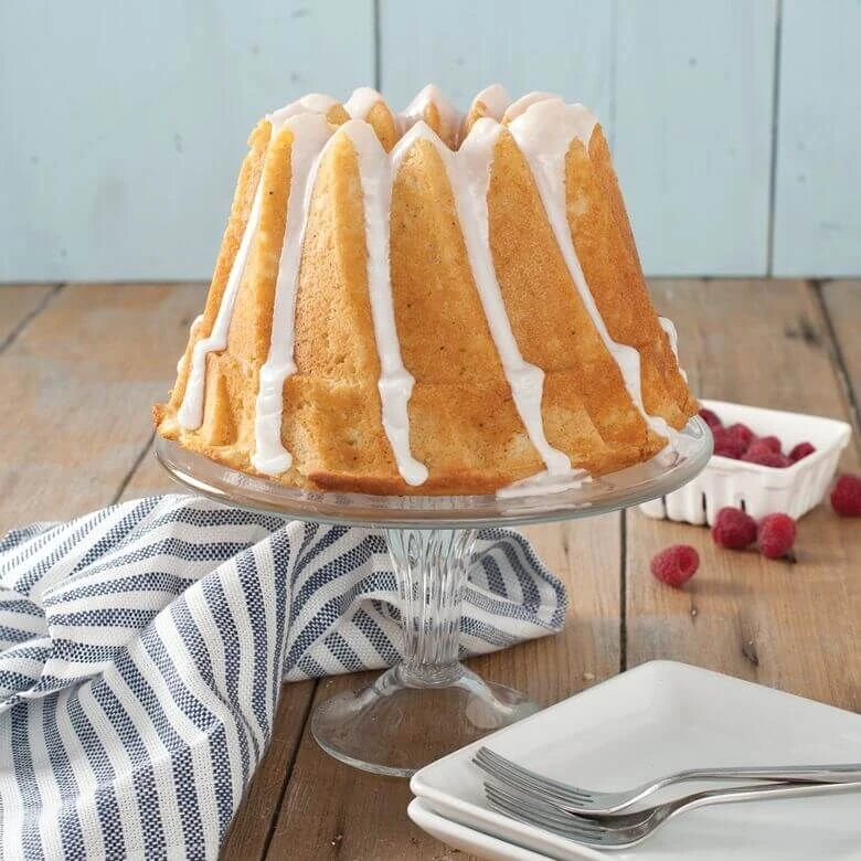 Nordic Ware Kugelhopf Tulbandvorm ø 23 Cm Aluminium Grijs 4 Nordic Ware Kugelhopf Tulbandvorm ø 23 Cm Aluminium Grijs - Afbeelding 2