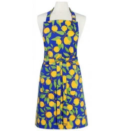 Now Designs Provencal Lemons Schort Katoen Blauw/geel