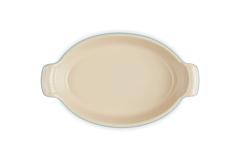 Le Creuset Ovenschaal Ovaal 28 Cm Aardewerk Deep Teal 5 Le Creuset Ovenschaal Ovaal 28 Cm Aardewerk Deep Teal - Afbeelding 3