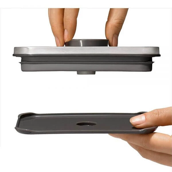 OXO Good Grips POP SteeL 2.0 Voorraadpot Vierkant 1 Liter Kunststof Rvs 5 OXO Good Grips POP SteeL 2.0 Voorraadpot Vierkant 1 Liter Kunststof Rvs - Afbeelding 3