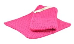 Solwang Design Pannenlap 22 X 22 Cm Katoen Pink 2 Stuks