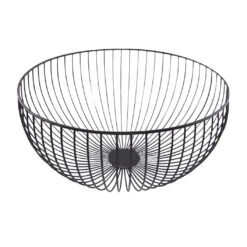 Point-Virgule Wire Fruitmand ø 30 Cm Zwart