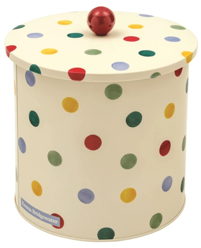 Emma Bridgewater Polka Dots Koektrommel ø 17 Cm Blik 3 Emma Bridgewater Polka Dots Koektrommel ø 17 Cm Blik