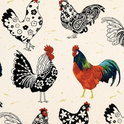 Ulster Weavers Rooster Schort Katoen Beige 4 Ulster Weavers Rooster Schort Katoen Beige - Afbeelding 2