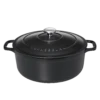 Chasseur Braadpan 6,1 Liter ø 28 Cm Gietijzer Mat Zwart