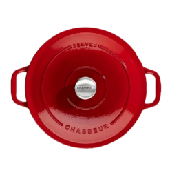 Chasseur Braadpan 6,1 Liter ø 28 Cm Gietijzer Rood -Keukengerei Verkoop round casserole rubis01 2